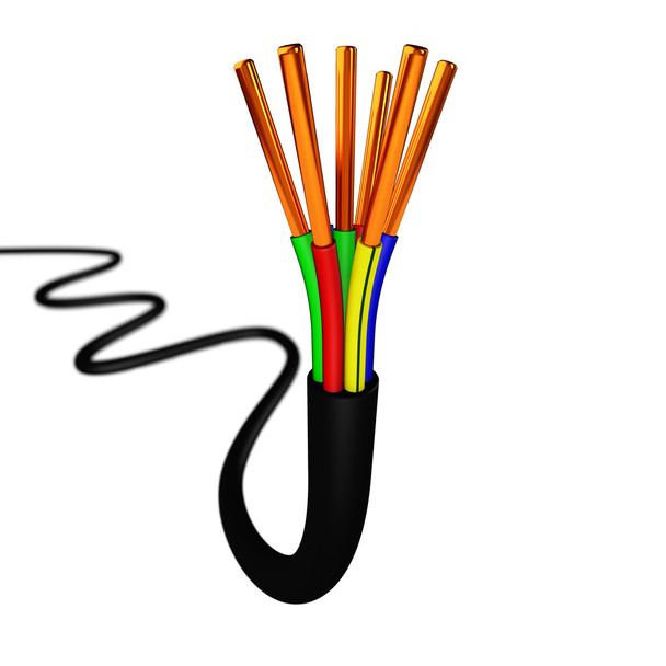 electrical cable - Photo, Image