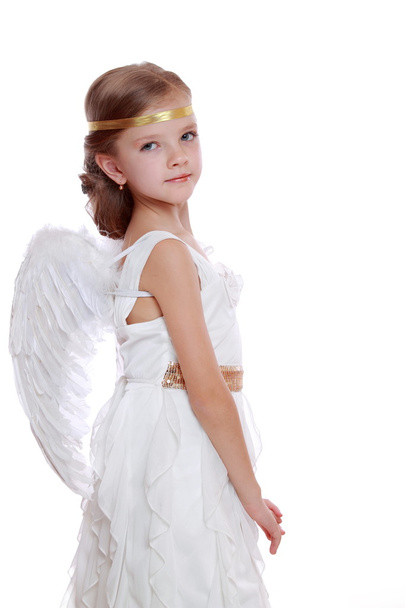 Angel beautiful cute girl - Фото, изображение