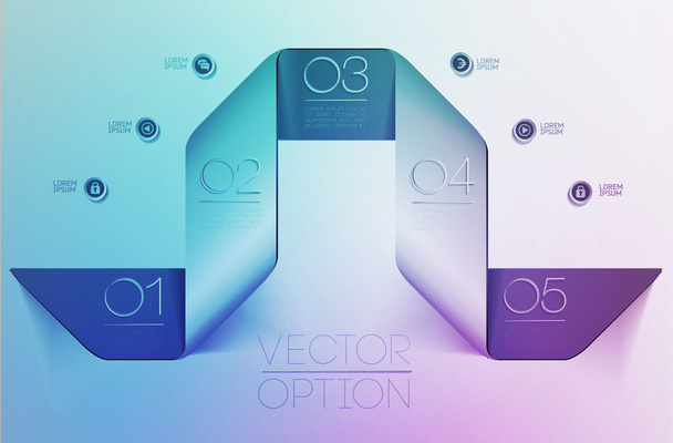 Design elements for options - Vector, imagen