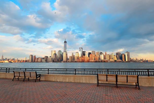 Downtown Manhattan skyline - Fotoğraf, Görsel