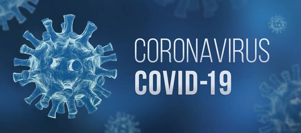 Coronavirus COVID-19 banner - Fotografie, Obrázek