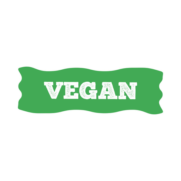 icon vegan, für veganes Essen. - Vektor, Bild