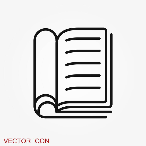 Magazine icon vector, magazine and newspaper symbol - Vector, Image
