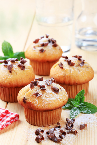 τέσσερις muffins - Φωτογραφία, εικόνα