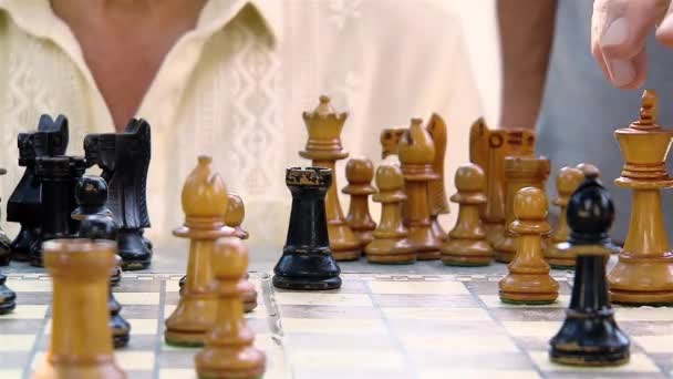 Chess Game. Timelapse.  Close Up.  - Séquence, vidéo