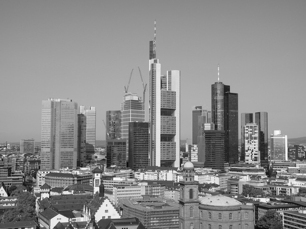 Letecký pohled na Frankfurt - Fotografie, Obrázek