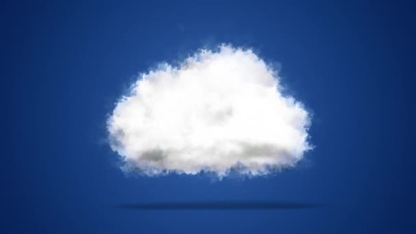 クラウドコンピューティングクラウドテクノロジー産業の天の雲の象徴から物事の概念の背景のインターネット - 映像、動画