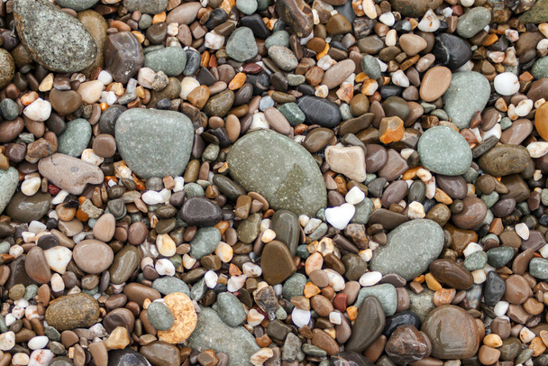Sea pebble stones background beach rocks - Photo, Image