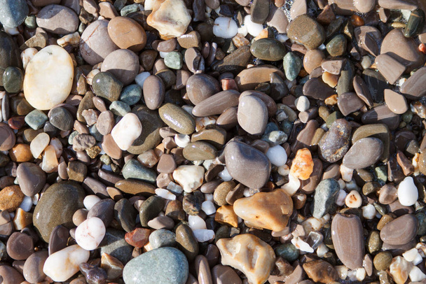 Mar guijarros fondo playa rocas
 - Foto, Imagen
