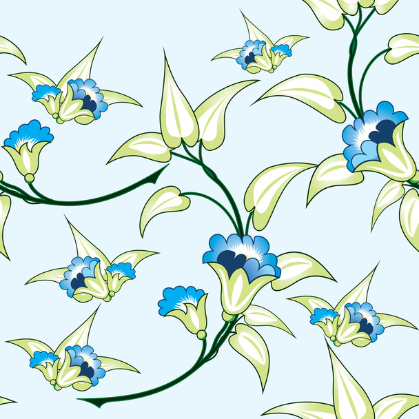 Seamless floral background - Vector, Imagen