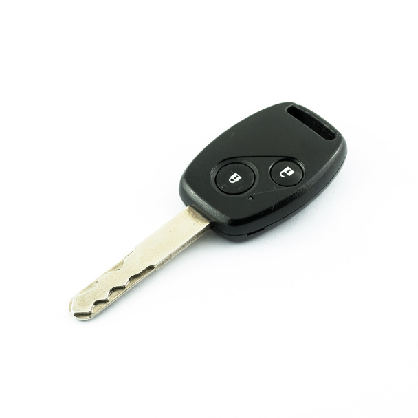κλειδί αυτοκινήτου απομονωμένο σε λευκό φόντο - Φωτογραφία, εικόνα