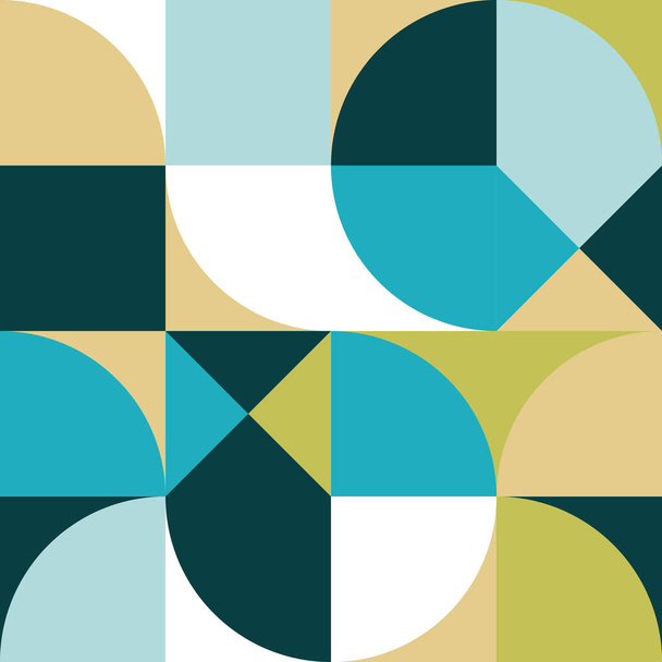 Patrón geométrico simple sin costura de color. Cartel minimalista abstracto. Fondo escandinavo
 - Vector, Imagen