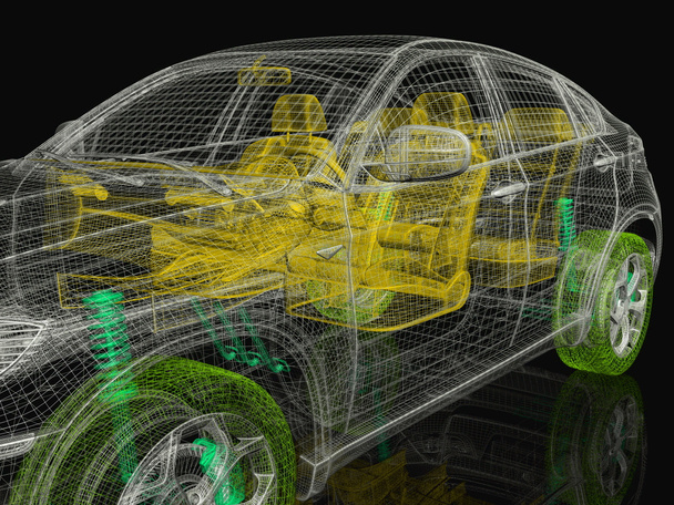 3D автомобіля малювання
 - Фото, зображення