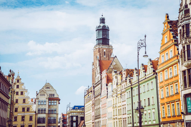 The beautiful, picturesque center of Wroclaw - Φωτογραφία, εικόνα