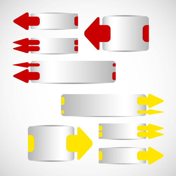 set of vector arrows - ベクター画像