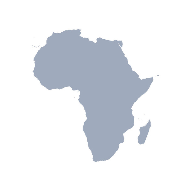 afrikai országok térképének grafikus vektora, vektor - Vektor, kép