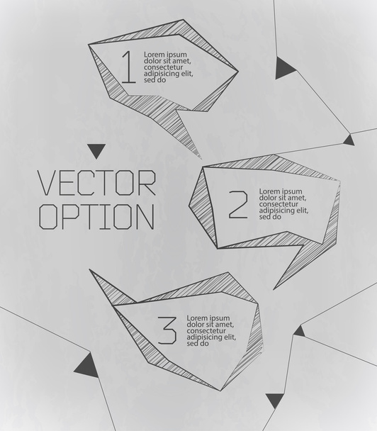 Design elements for options - Vektori, kuva