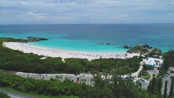 paisaje de playa aérea bermuda
 - Imágenes, Vídeo