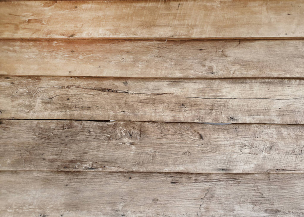 Bruine houten plank muur textuur achtergrond. - Foto, afbeelding