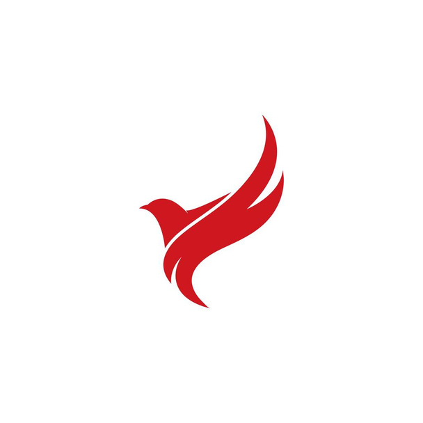 Falcon Eagle Bird Logo Plantilla icono de vector - Vector, imagen