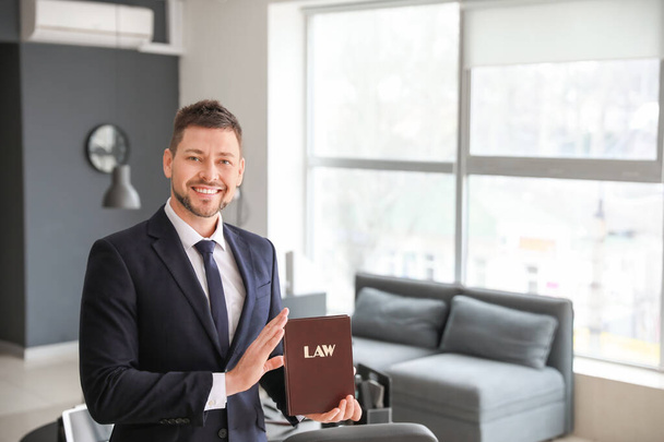 Portrait of male lawyer in office - Photo, Image