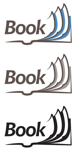 open boek icoon - Vector, afbeelding