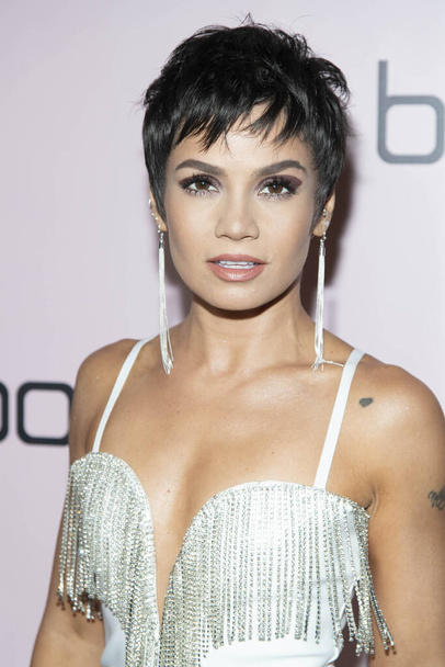 Maiah Ocando attends boohoo.com "All That Glitters" Launch Party at Nightingale Plaza, Los Angeles, CA on November 7, 2019 - Photo, image
