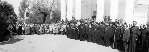 Odessa, Ukraina, circa 1950 - archiwalne zdjęcia wysokich kapłanów - Zdjęcie, obraz