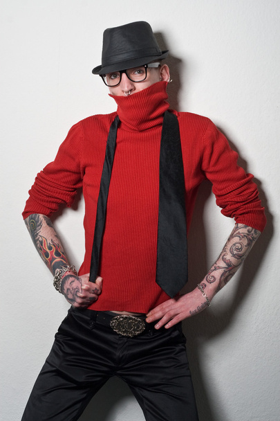 Man with tattos - Foto, Imagem