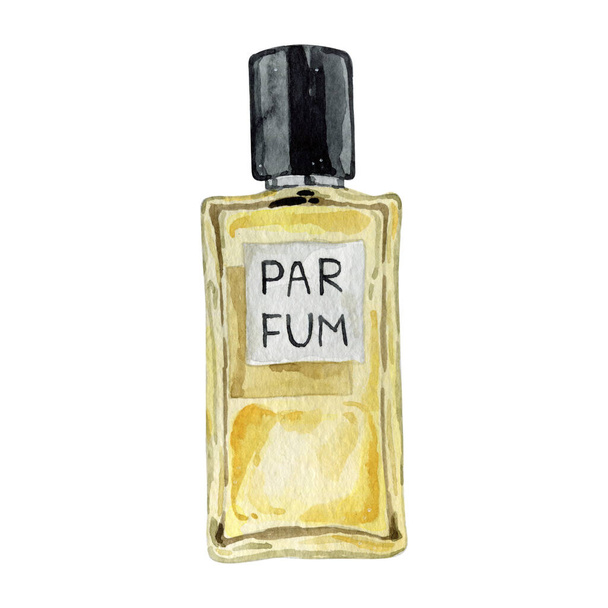 Watercolor illustration of aromatic perfume - Photo, Image
