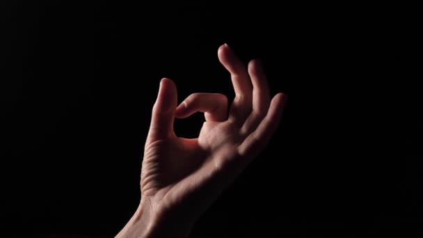 Gest ręki - yogamudra - Materiał filmowy, wideo