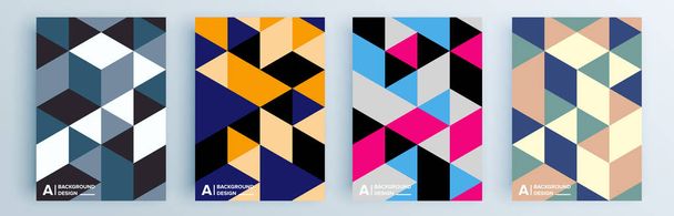set of four abstract backgrounds, vector illustration - Vector, Image