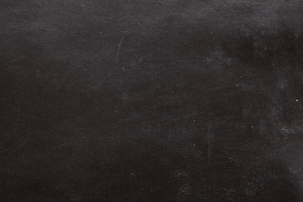 Genuino cuero negro piel de vaca textura abstrct fondo - Foto, imagen