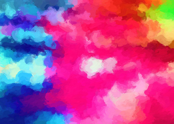 カラフルな抽象的な虹の背景 - 写真・画像
