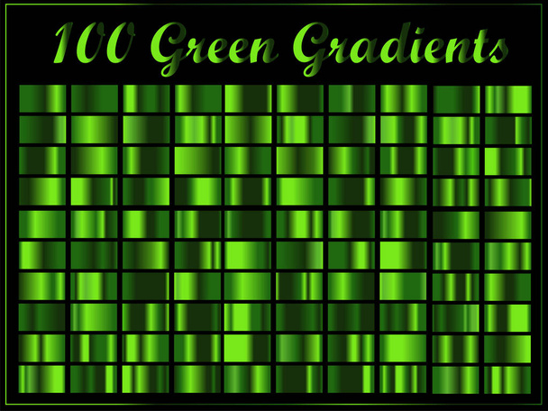 Vector set van kleurgradiënten Kleurenvierkanten collectie - Vector, afbeelding
