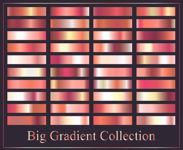 Vector set van kleurgradiënten Kleurenvierkanten collectie - Vector, afbeelding