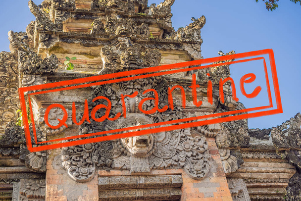Karanténa v důsledku epidemie koronaviru covid19 Ubud palác, Bali - Uvnitř Ubud palác, Bali - Fotografie, Obrázek