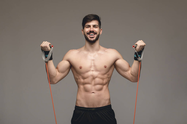 Handsome Athletic Man Fitness Model  - Fotó, kép