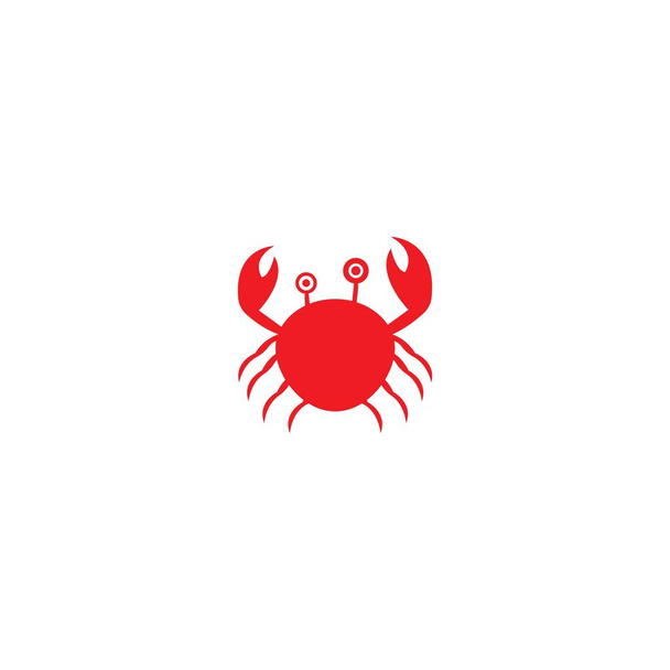 Crab logo template vector icon design - Vector, Image