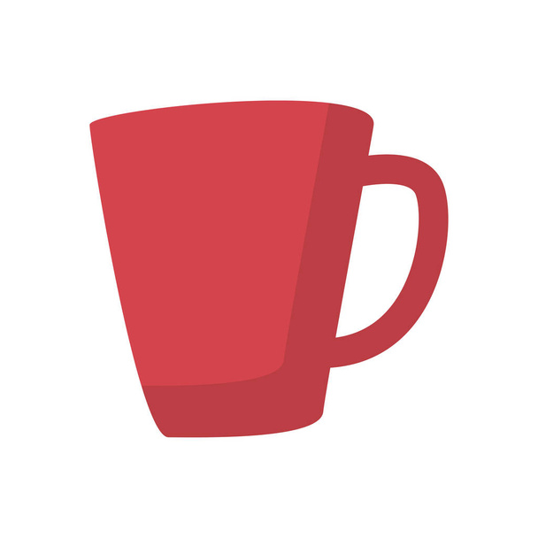 Tasse à café isolée design vectoriel icône style plat
 - Vecteur, image