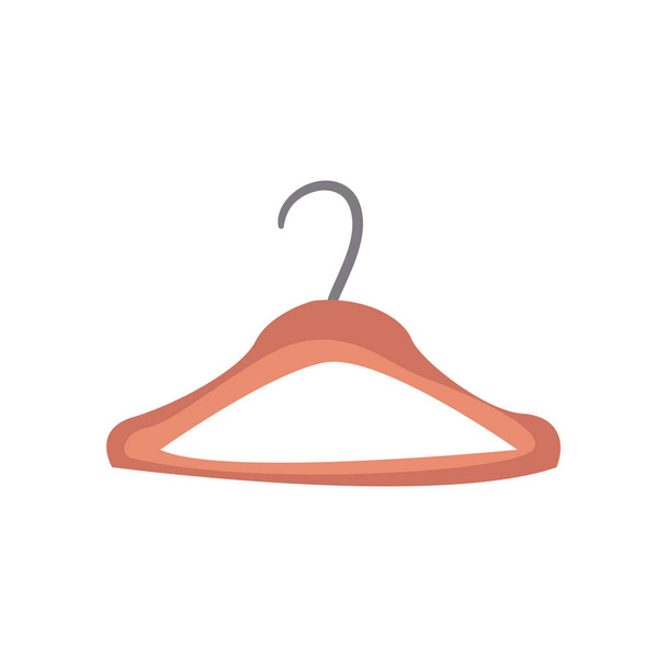 Geïsoleerde hanger platte stijl icoon vector ontwerp - Vector, afbeelding