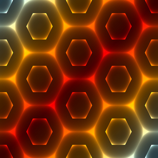 Abstract Hexagonal Background - Vector, Image