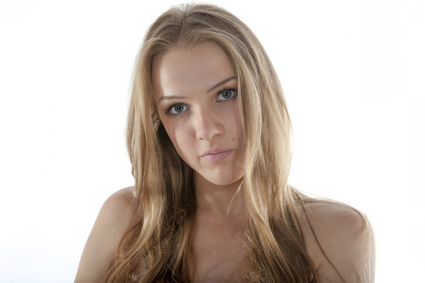 Portrait of a young attractive blonde - Foto, immagini