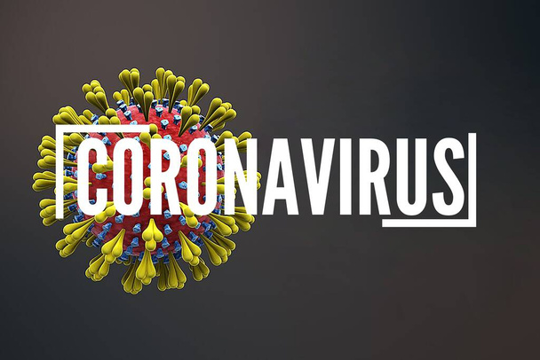 Coronavirus 2019-ncov Neuartiges Coronavirus-Konzept für Asiatische Grippe und Coronaviren Influenza pericolosa - Foto, Bild