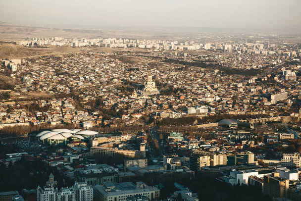 Gyönyörű panorámával a Tbiliszi - Fotó, kép