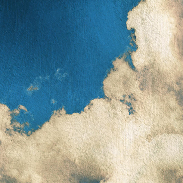 Taivas ja pilvet, grunge naarmuuntunut tausta
 - Valokuva, kuva