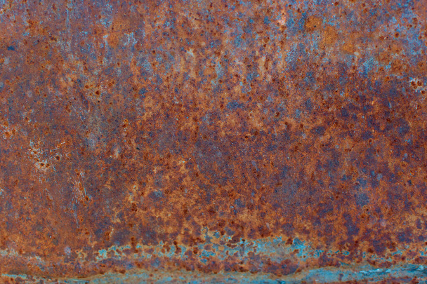 質感の背景のための古いグランジ錆びた亜鉛の壁。金属の腐食した質感 - 写真・画像