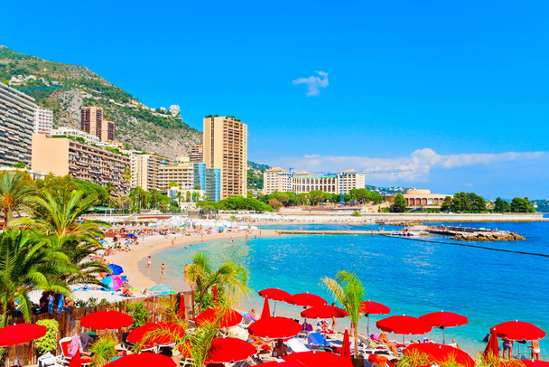 Panoraamanäkymät Monte Carloon, Monacoon
 - Valokuva, kuva