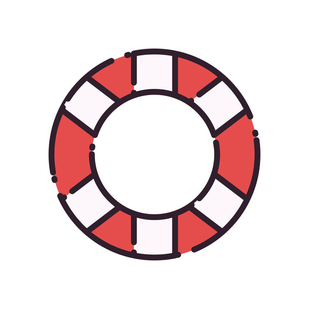 Design de vetor de ícone de estilo flutuante isolado
 - Vetor, Imagem