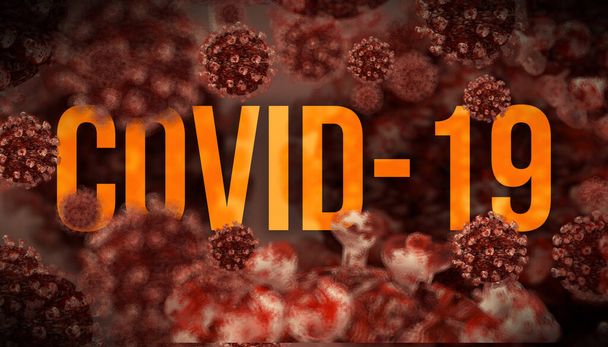 Коронавірус у світі. Роман coronavirus 2019-nCoV. Концепція коронавірусу карантин. Pandemic Novel Coronavirus outbreak covid-19 2019-nCoV. 3D render. - Фото, зображення